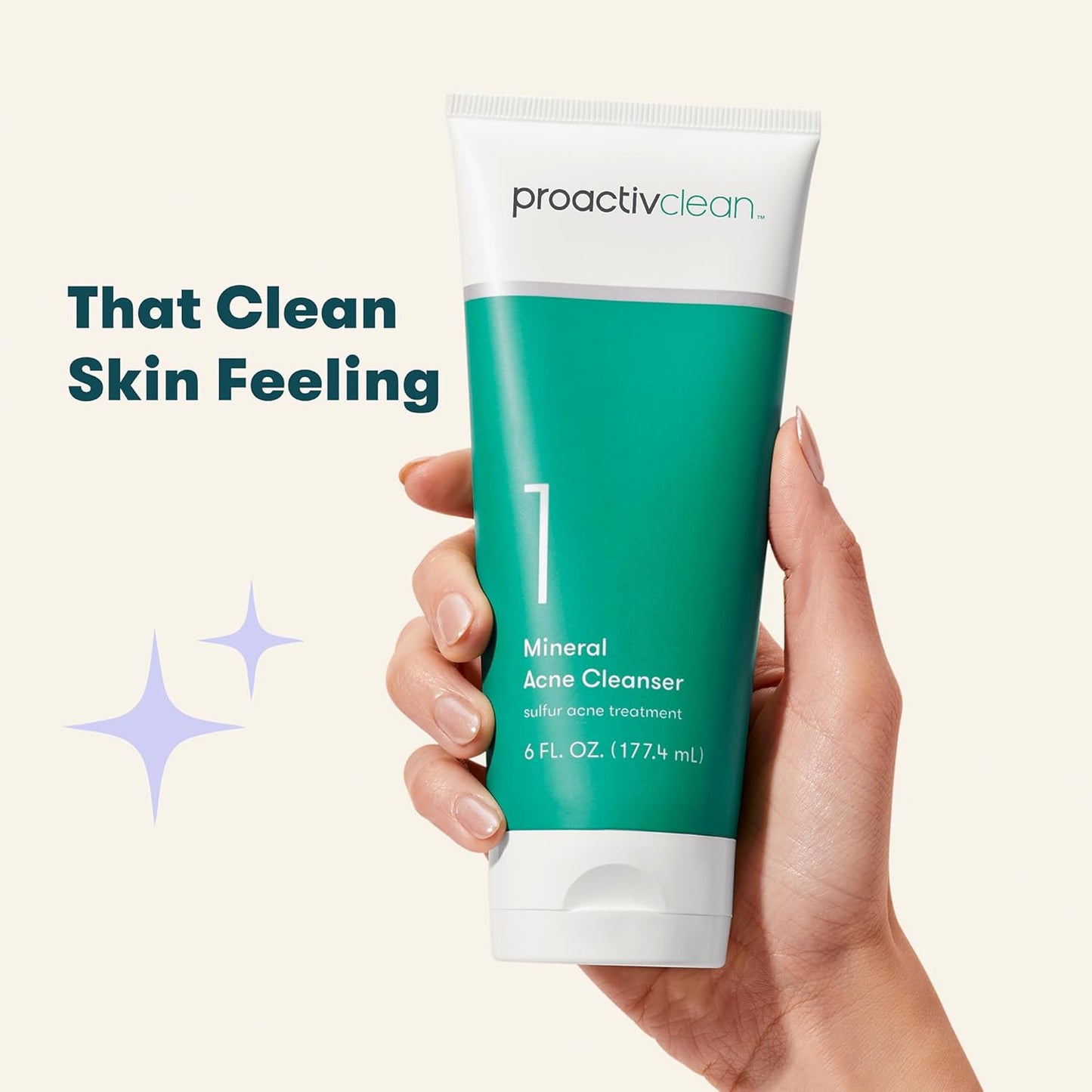 Proactiv Clean Mineral Acne Cleanser- Sulfur Acne Treatment Face Wash for Sensitive Skin