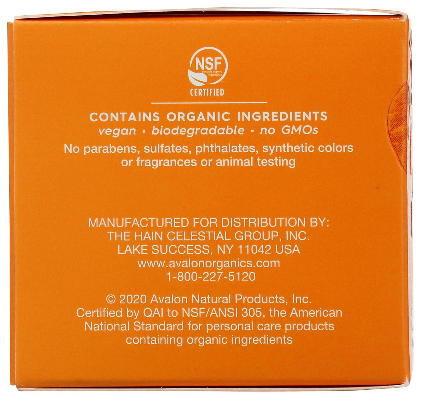 Avalon Organics Skin Moisturizer with Vitamin C, 1.7 Oz, Dermatologist Tested, Plant-Based Formula..
