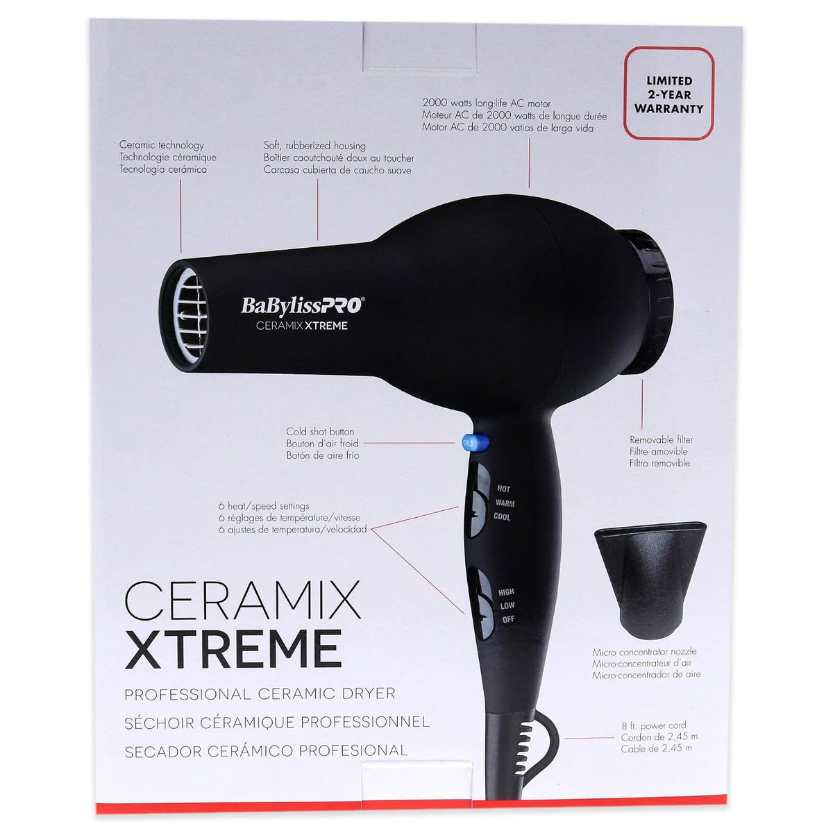 BaBylissPRO Ceramix Xtreme Hair Dryer