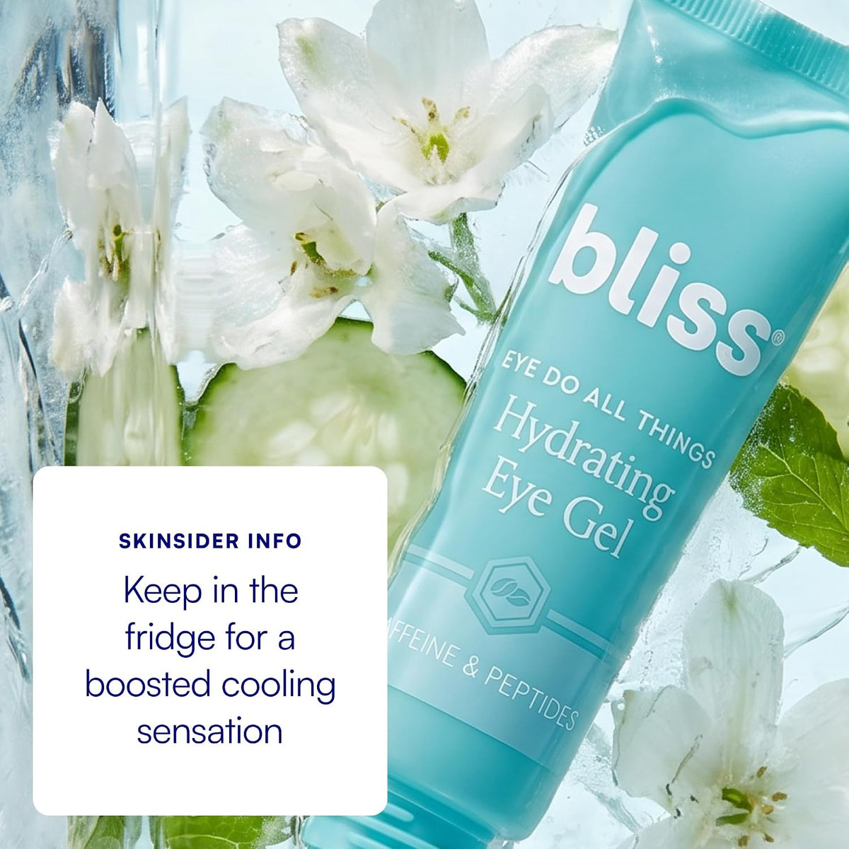 Bliss Eye Do All Things Hydrating Eye Gel, Caffeine & Rollerball, 0.7 Fl Oz