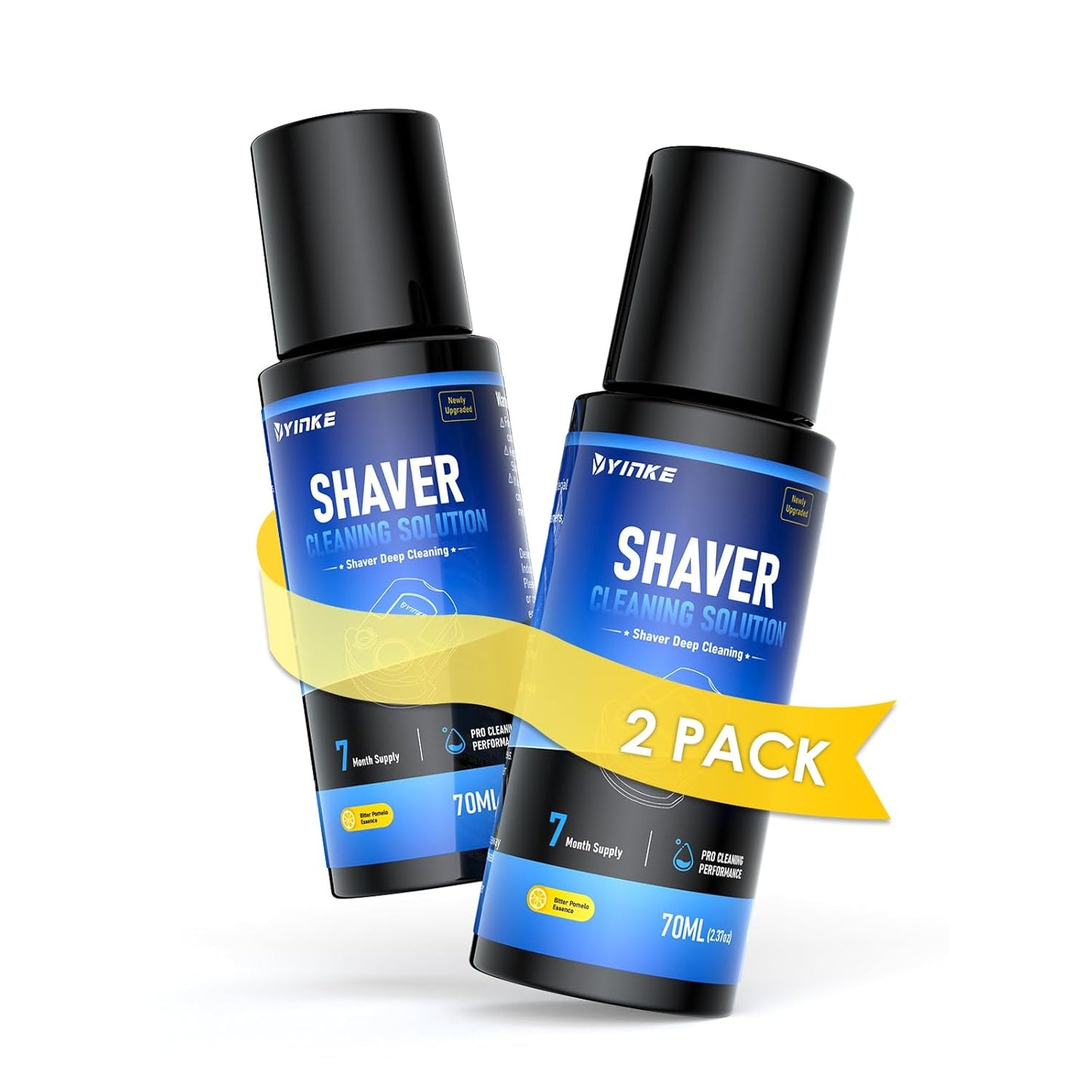 Cleaner Fluid Refill 14 Month Supply for Braun Clean & Renew CCR, Shaver Cleaning & Care Refill Kit..