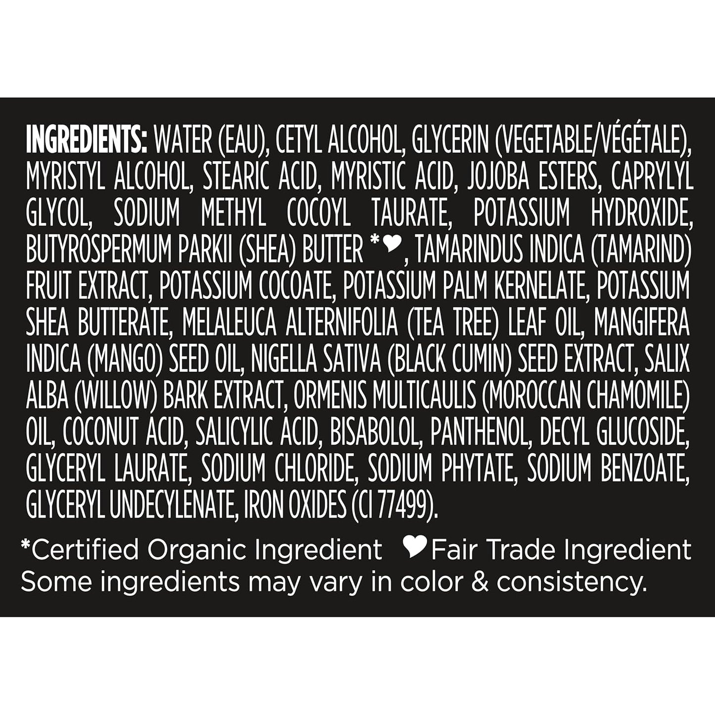 SheaMoisture Facial Wash and Scrub African Black Soap for Blemish Prone Skin to Clarify Skin 4 oz