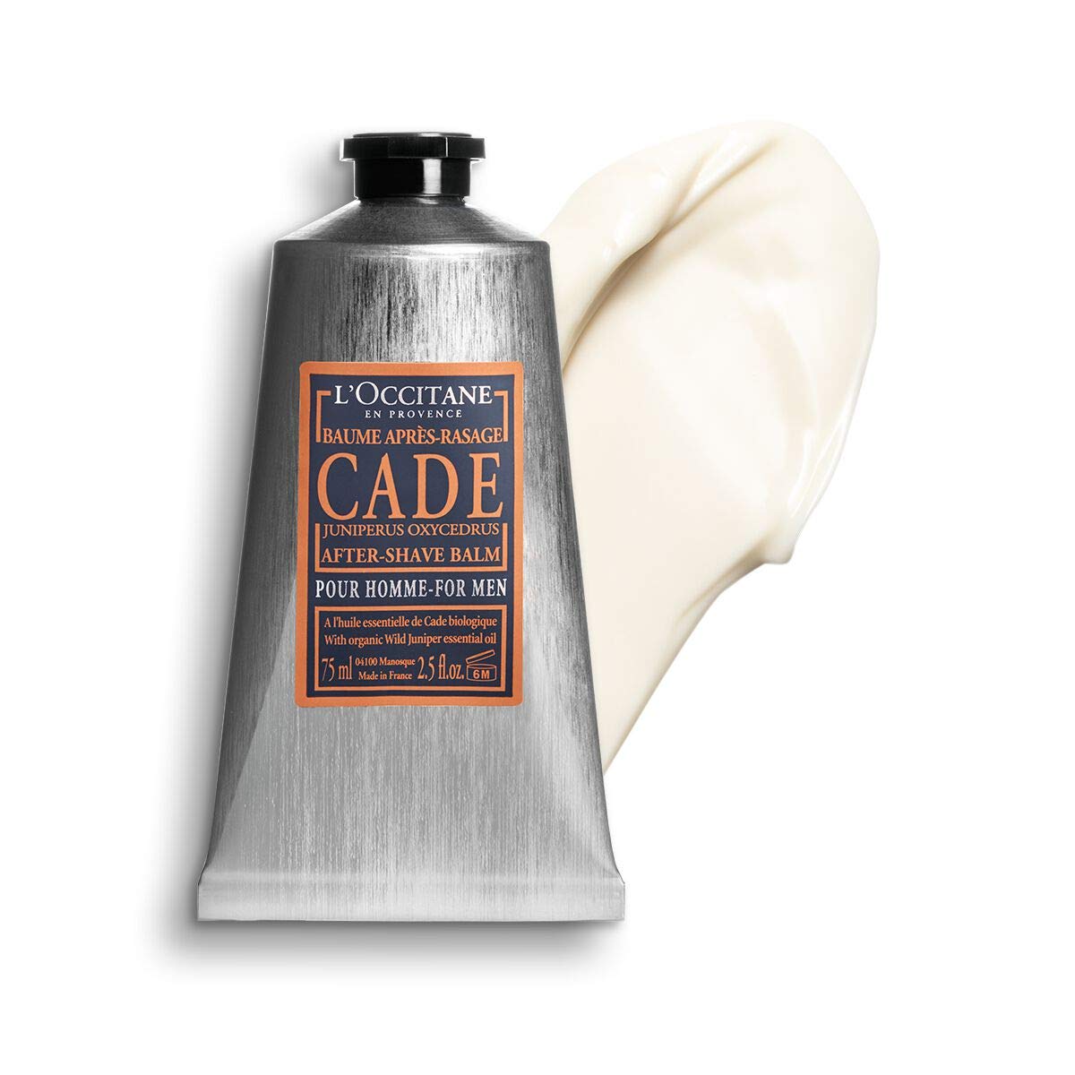 L’Occitane Cade Comforting After-Shave Balm, Men’s Skincare for Post-Shave Hydration, Soothing Daily Moisturizer..