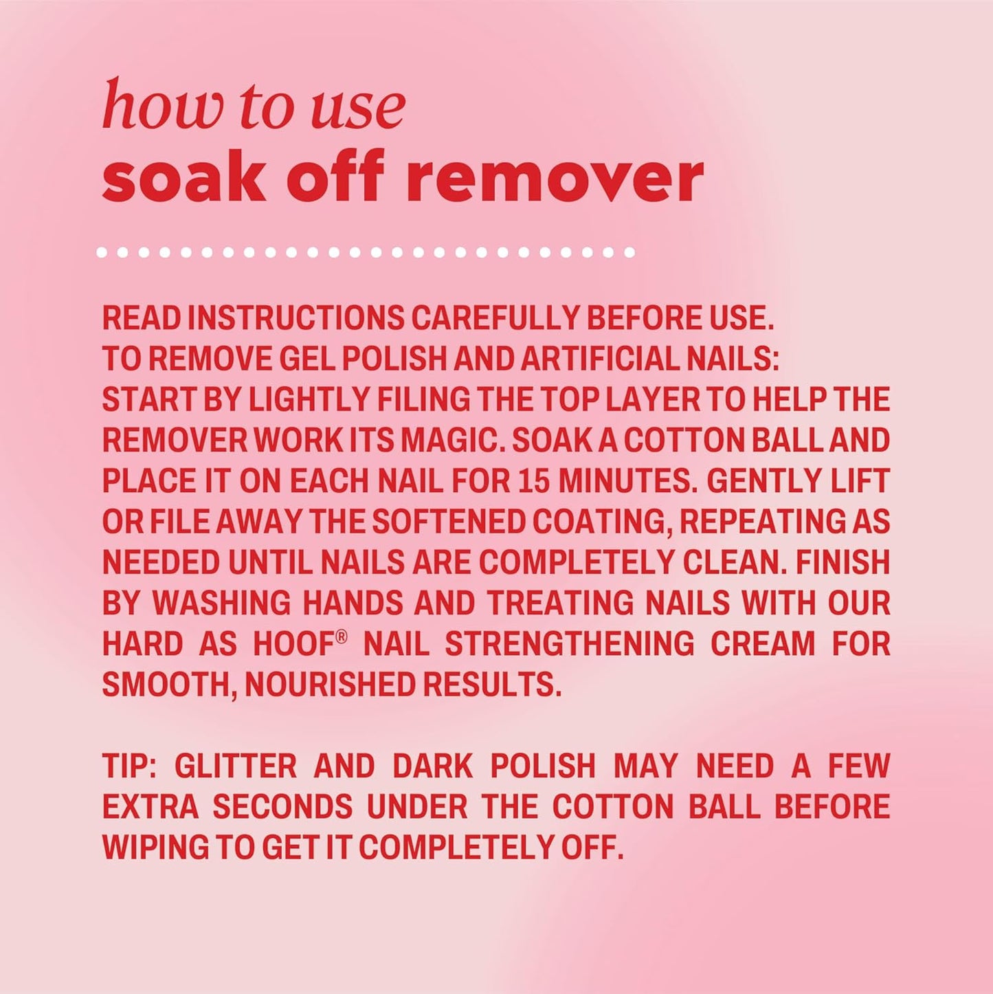 Onyx Professional Coconut Scented Nail Polish Remover with Nail File, 16 oz, Maximum Strength Soak Off Gel Polish Remover..
