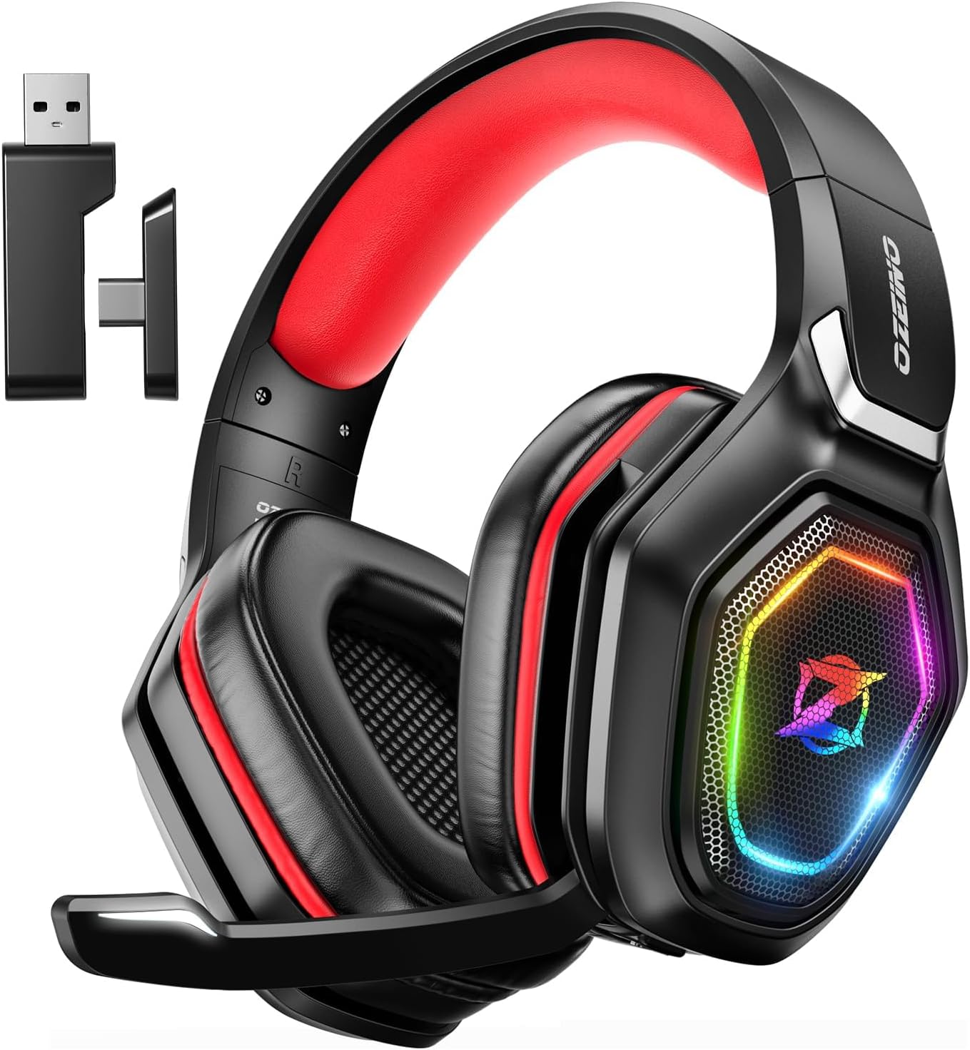 2.4GHz Wireless Gaming Headset with Microphone