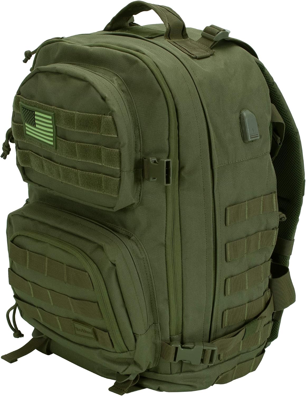 Rockland Military Tactical Laptop Backpack, Green