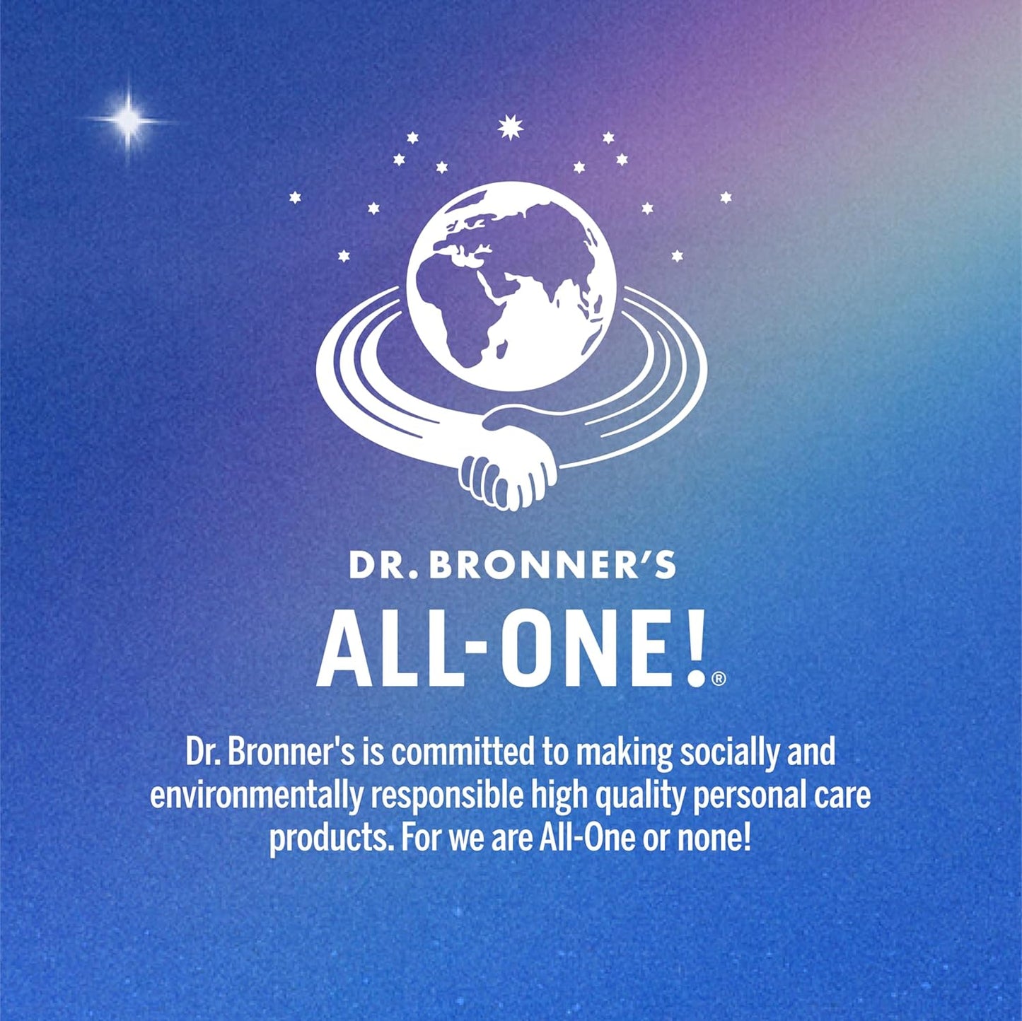 Dr. Bronner's Pure-Castile Liquid Magic Soap Bottle & Refill Carton - Made with Regenerative Organic Certified Oils..