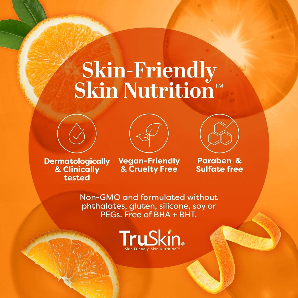 TruSkin Brightening Vitamin C Serum for Face with Hyaluronic Acid, Size: 2 Fl Oz (Pack of 1)