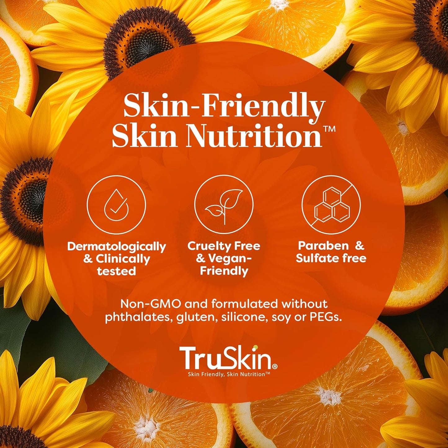 TruSkin Sunscreen Serum for Face - SPF 30 Universal Tinted Mineral Sunscreen Face Serum with Zinc Oxide..