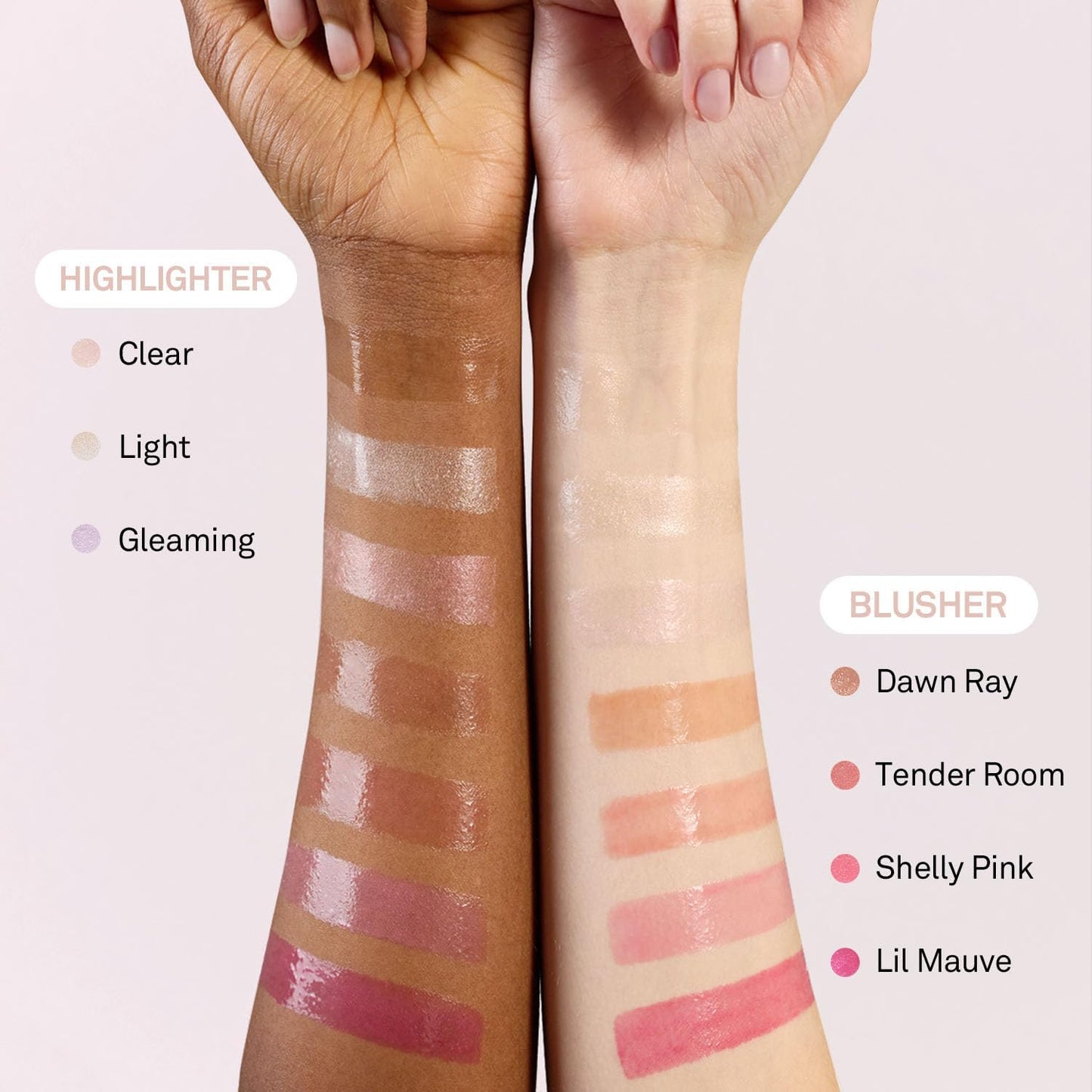 hince True Dimension Radiance Balm - Highlighter for Korean Glass Skin, Blush for Cheeks, Cream Blush, Contour Stick..