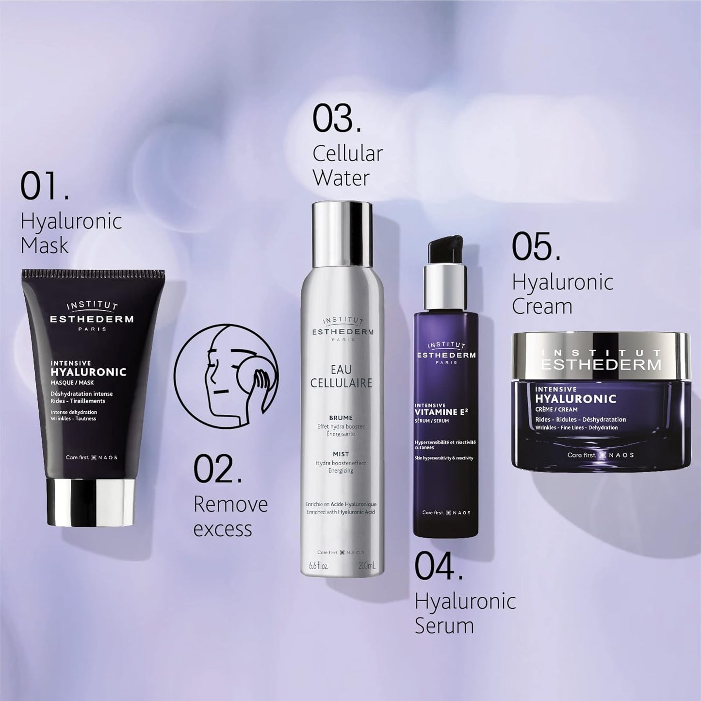 Esthederm - Intensive Hyaluronic Mask - Moisturizing - Wrinkles and Fine Lines