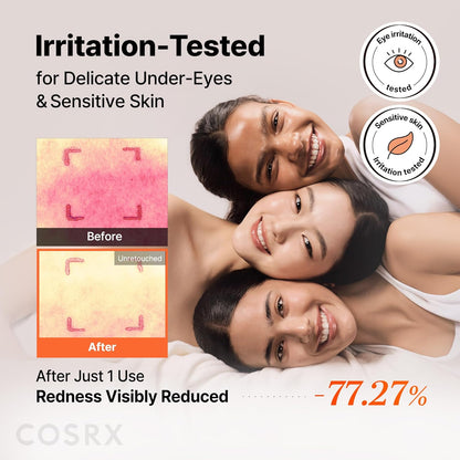 COSRX 5-PDRN Complex Collagen Gel Eye Patches for the look of Dark Circles and Uneven tone, Radiance Care for Tired Under..