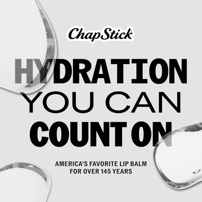 ChapStick Classic Original Lip Balm Tubes, Lip Care - 0.15 Oz (Pack of 12)