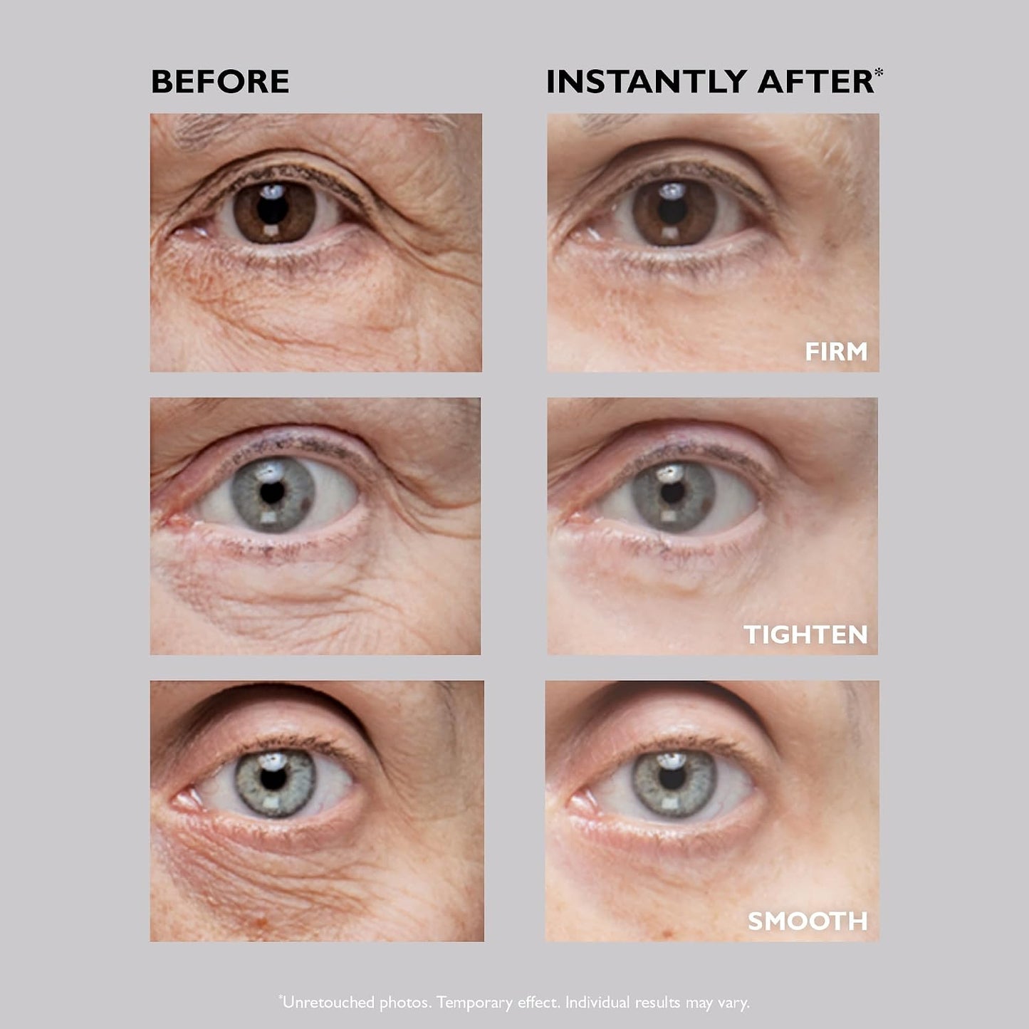 Peter Thomas Roth Instant FIRMx Eye Temporary Eye Tightener, Smooth and Tighten the Look of Crow's Feet, Fine Lines, Deep Wrinkles and Puffiness