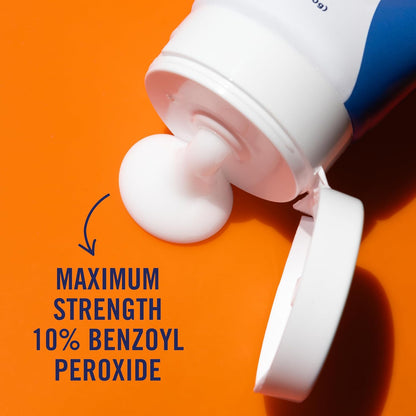 PanOxyl Acne Foaming Wash for face &amp; body Benzoyl Peroxide 10% Maximum Strength Antimicrobial, 3 oz. - Travel Size