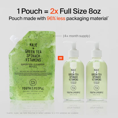 Youth To The People Superfood Cleanser - Kale + Spinach Hydrating Face Wash