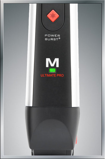 MANGROOMER Ultimate Pro Back Shaver with 2 Shock Absorber Flex Heads, Black and Red, 1 Count,& Size: 3 Piece Set