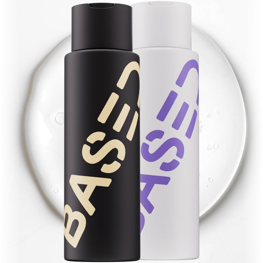 BASED Shower Duo Shampoo &amp; Conditioner Bundle with Peppermint Oil &amp; Coconut Oil, Cleansing Shampoo & Hydrating Conditioner for Men..