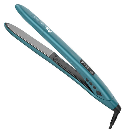 Bio Ionic 10X Styling Iron, Hair Straightener with 1" Sonic Vibrating Plates, Flat Iron with Ion Generating Mineral Complex..