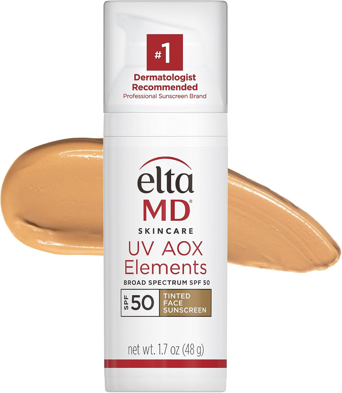 UV AOX Elements Tinted Mineral Face Sunscreen Lotion