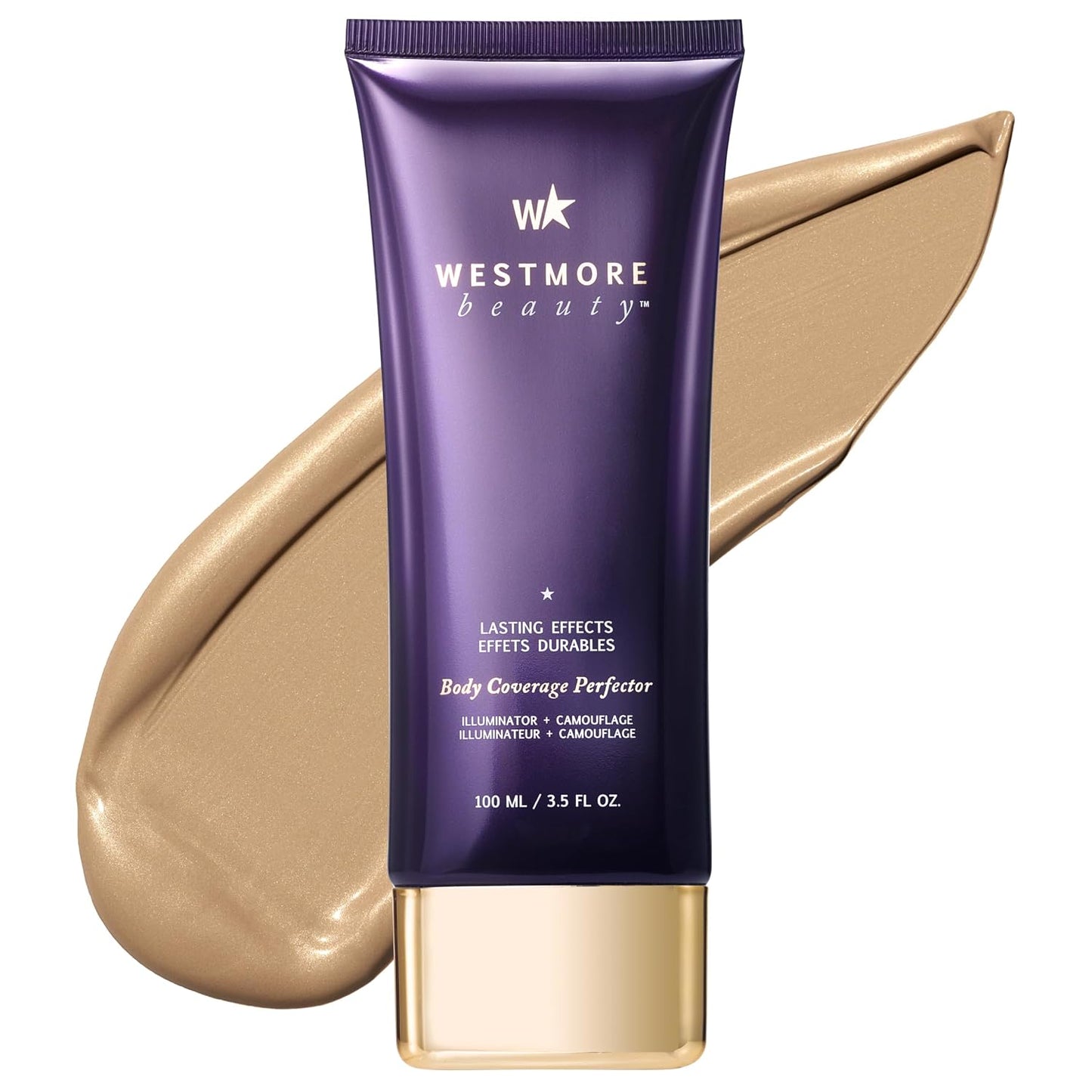 Westmore Beauty Body Coverage Perfector – Waterproof Leg & Body Makeup/Bronzer For Women..