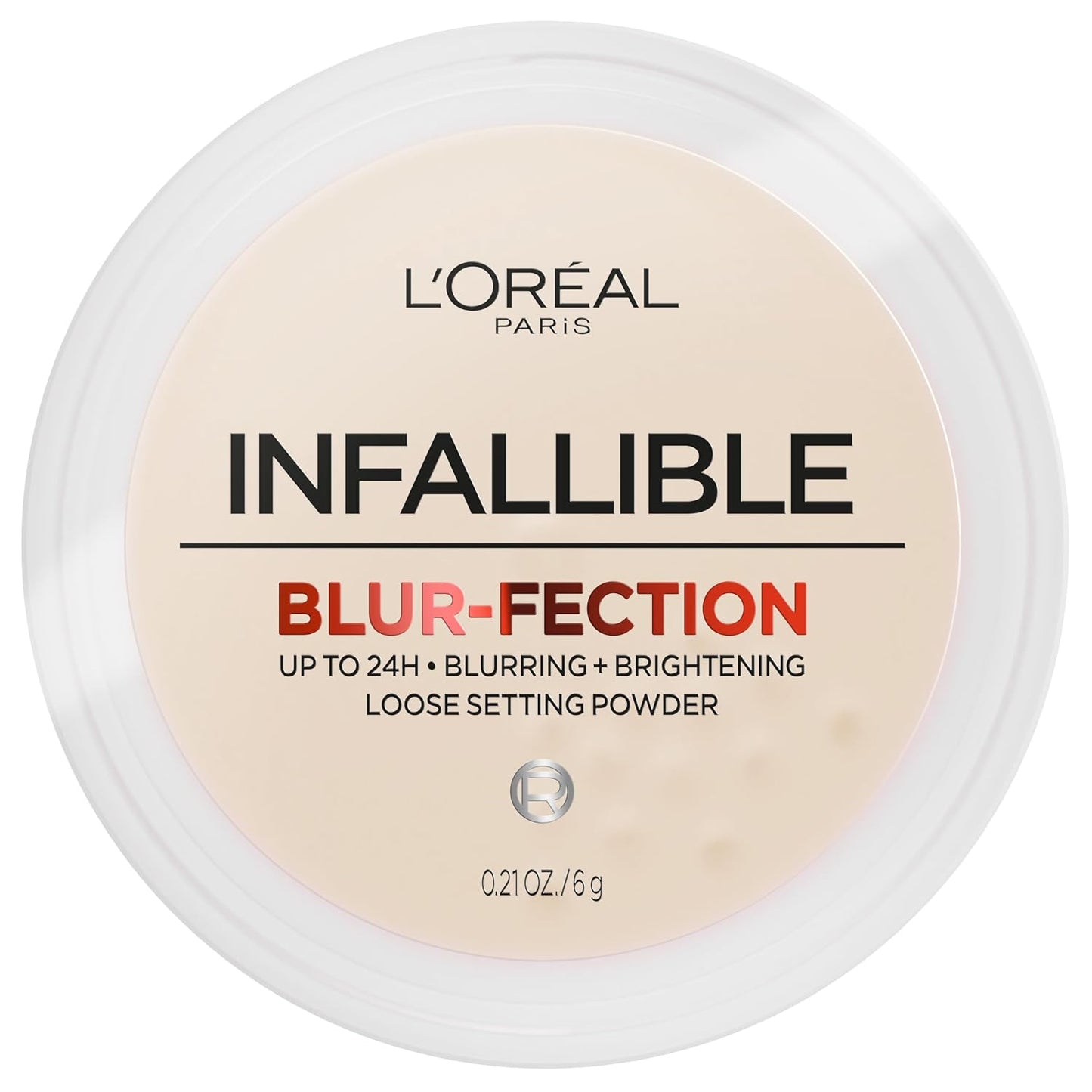 L'Oreal Paris Infallible Blur-fection Longwear Loose Setting Powder, Blurring Face Powder With Up to 24HRs of Wear..