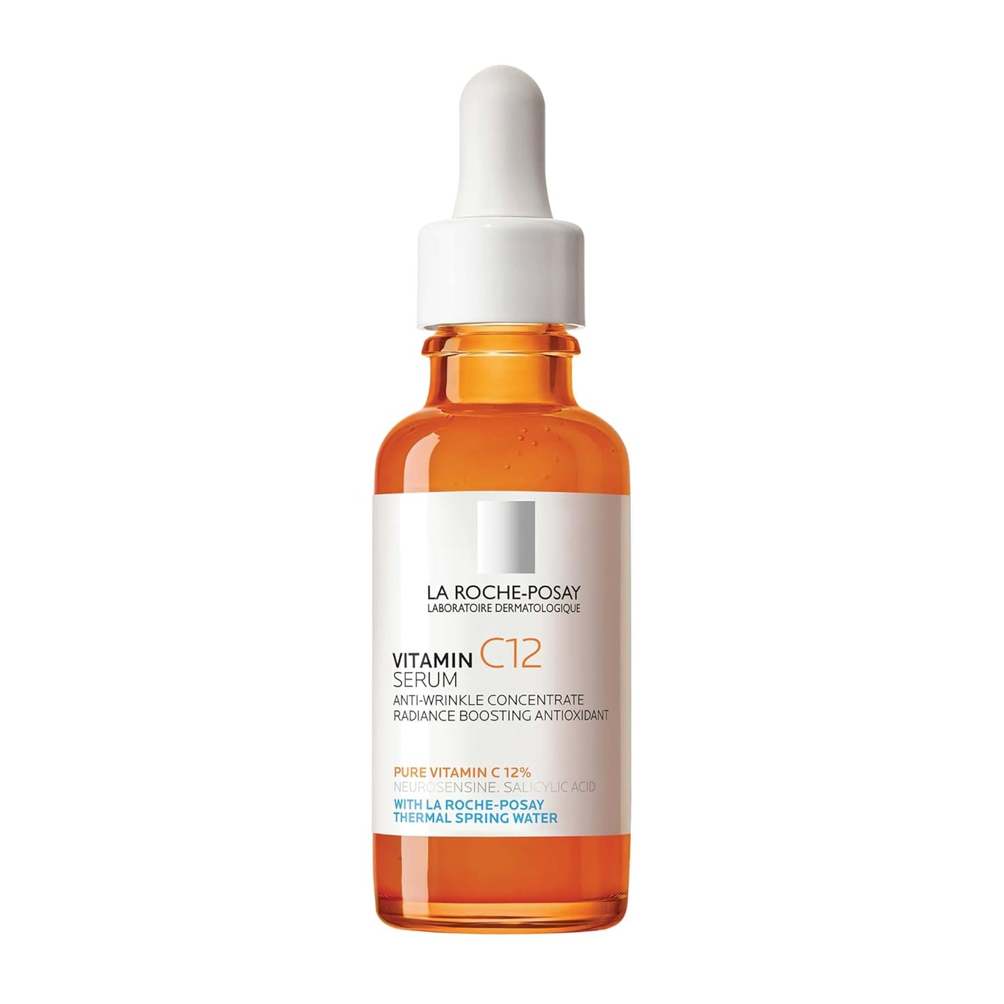 La Roche-Posay Pure Vitamin C Serum For Face With Hyaluronic Acid &amp; Salicylic Acid, Hydrating & Brightening Serum..