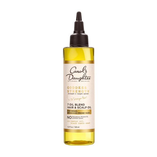 Carol's Daughter Goddess Strength 7 Oil Blend Scalp and Hair Oil for Waves, Coils and Curls, Hair Treatment with Castor Oil..