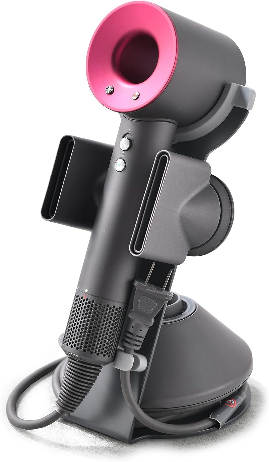 Hair Dryer Stand for Dyson Supersonic, Hair Dryer Holder Organizer for Diffuser Nozzle