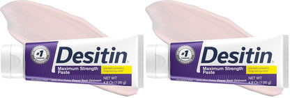Desitin Maximum Strength Baby Diaper Rash Cream, 40% Zinc Oxide for Treatment, Relief & Prevention..