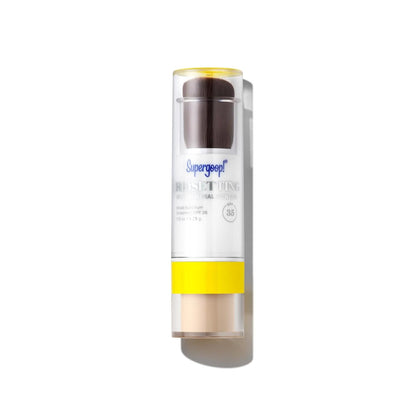 Supergoop! (Re) setting Face Powder SPF 35 - Broad Spectrum Mineral Sunscreen - 0.15 oz | Color - Translucent