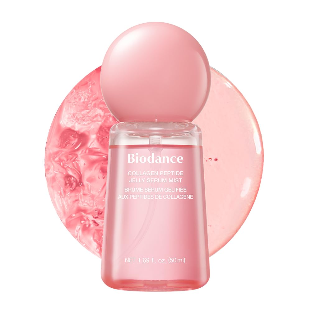 BIODANCE Collagen Peptides Jelly Serum Mist, Hydrating Face Mist, Plumping, Anti-Aging Face Spray..
