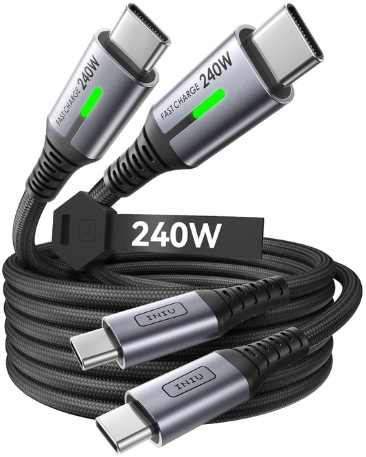 INIU USB C to USB C Cable, 240W Fast Charging Type C Charger Cord