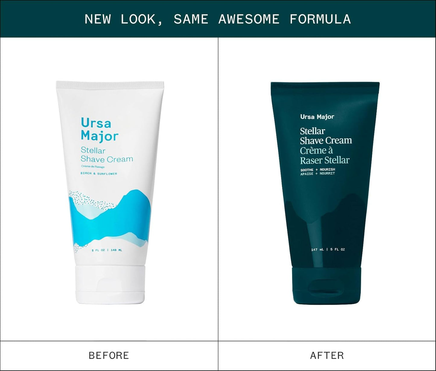 Ursa Major Natural Shave Cream | Non-irritating, Vegan and Cruelty-Free | Formulated for Men and Women | 5 ounces