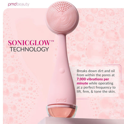 PMD Beauty Clean Facial Cleansing Brush – Waterproof Silicone Face Cleanser