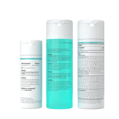Proactiv 3 Step Acne Treatment - Benzoyl Peroxide Face Wash -  60 Day Complete Acne Skin Care Kit