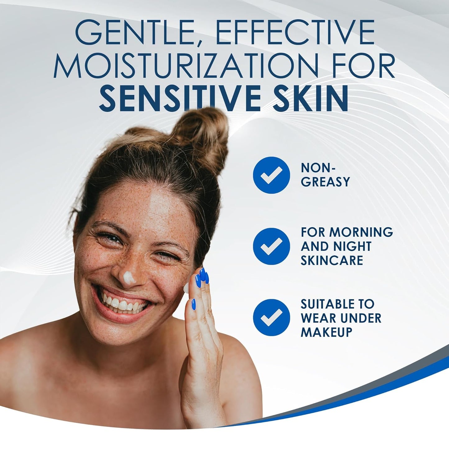 Vanicream Daily Facial Moisturizer With Ceramides and Hyaluronic Acid, 3 fl oz (Pack of 1)