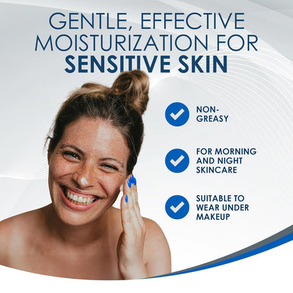 Vanicream Daily Facial Moisturizer With Ceramides and Hyaluronic Acid, 3 fl oz (Pack of 1)