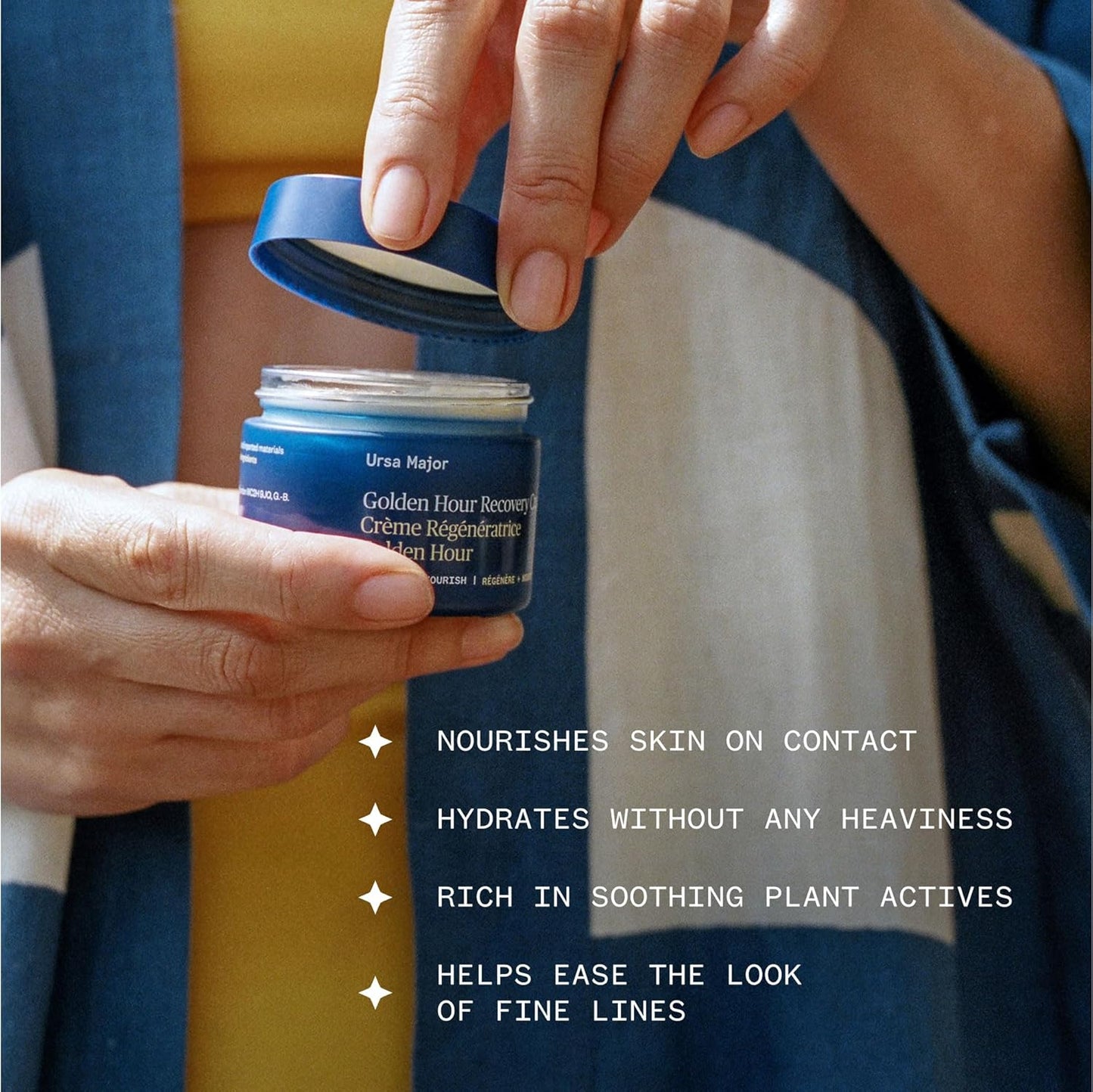 Ursa Major Golden Hour Face Moisturizer | Vegan Recovery Cream for Daily Facial Moisturizing ..