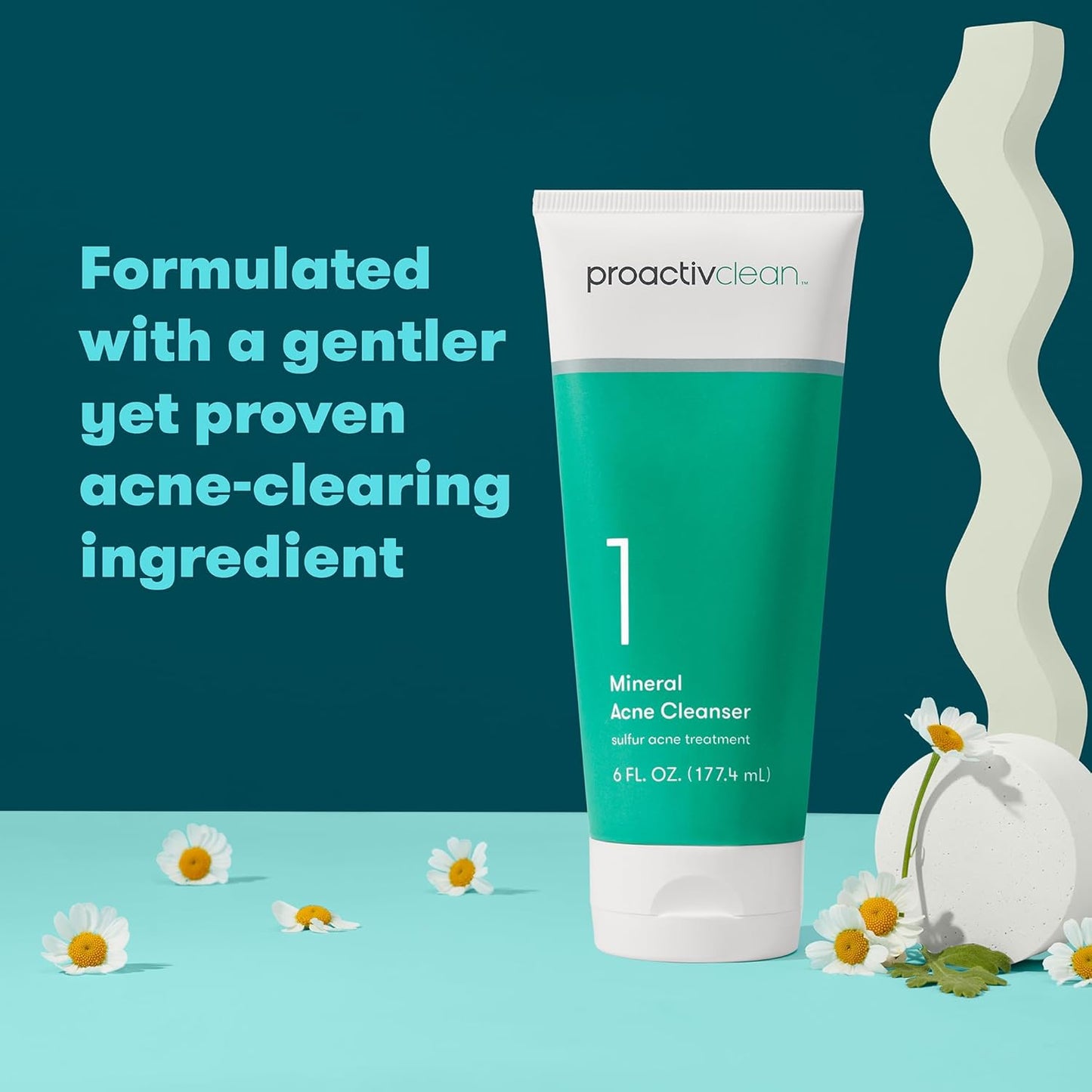 Proactiv Clean Mineral Acne Cleanser- Sulfur Acne Treatment Face Wash for Sensitive Skin