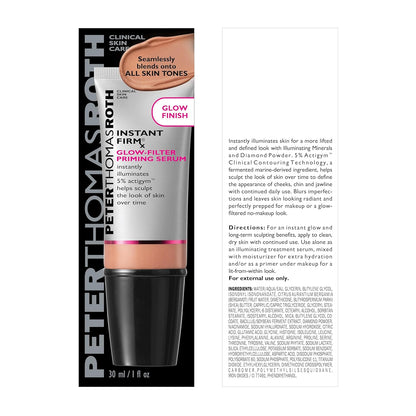 Peter Thomas Roth | Instant FIRMx Glow-Filter Priming Serum, Illuminating and Firming Serum..