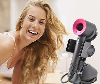 Hair Dryer Stand for Dyson Supersonic, Hair Dryer Holder Organizer for Diffuser Nozzle