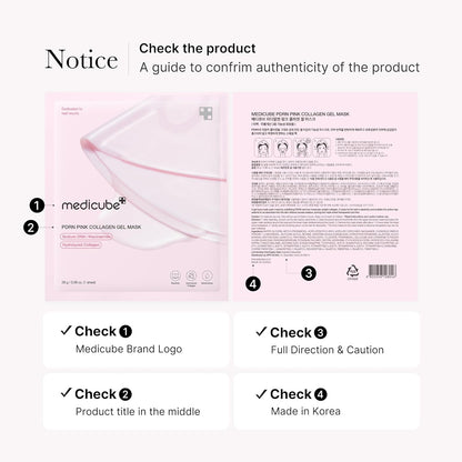 medicube Salmon DNA PDRN pink collagen jelly gel mask | korean skincare, 28g, 1ea