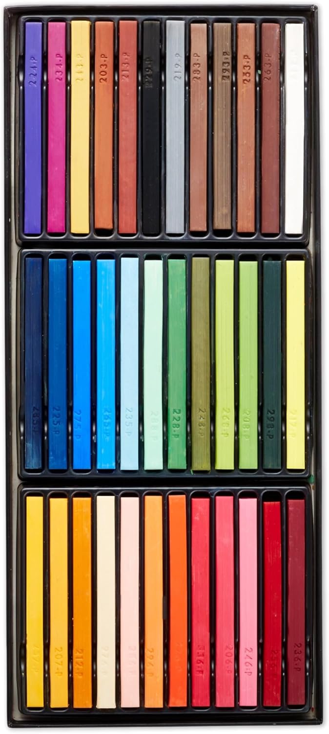 Prismacolor Premier Nupastels, Firm Pastel Color Sticks, 36 Count