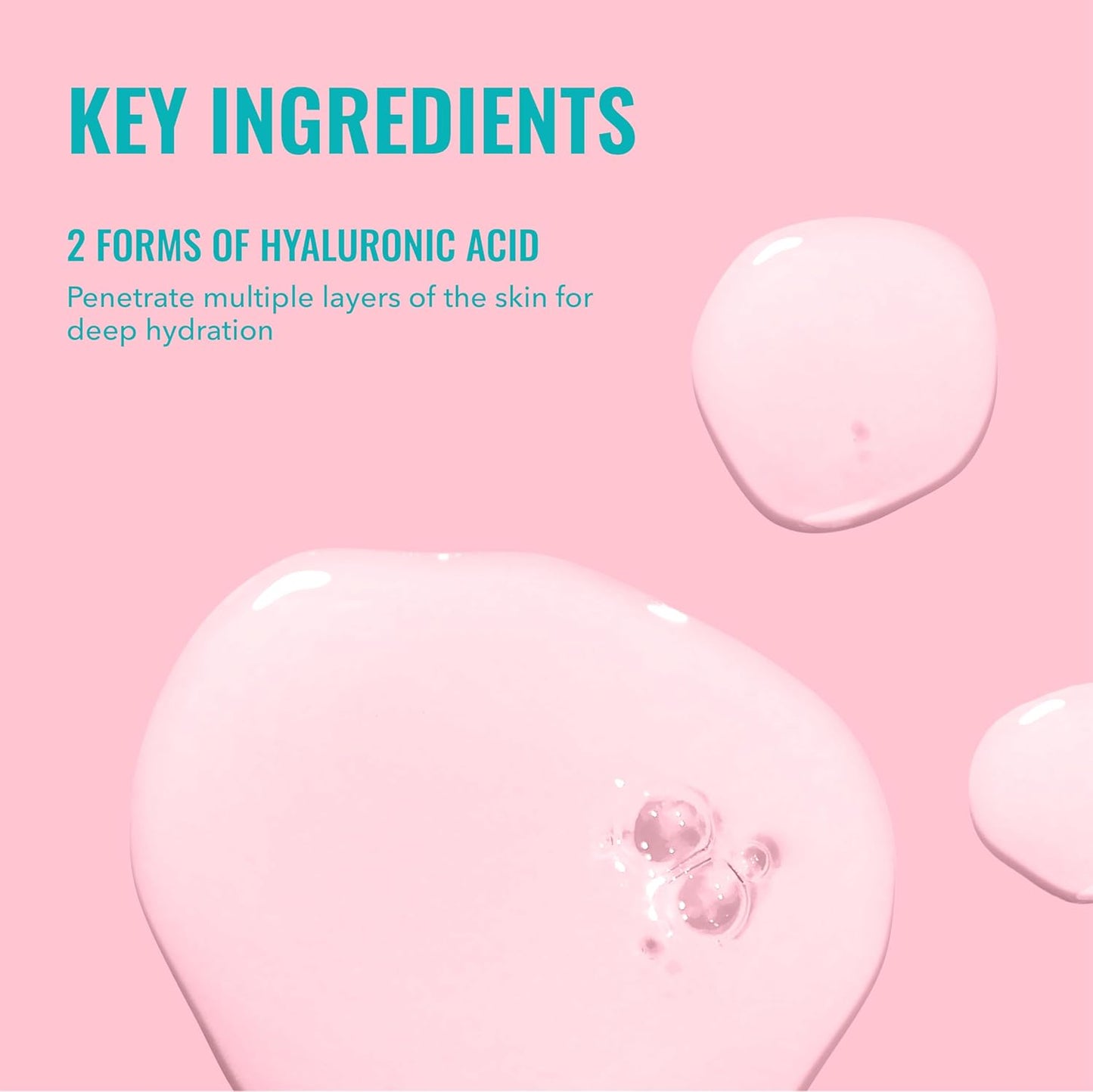 Good Molecules Hyaluronic Acid Serum - 1% Hyaluronic Acid Ultra hydrating Serum Facial Moisturizer for Plumper Skin..