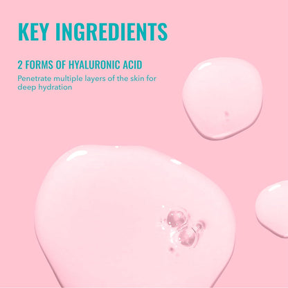 Good Molecules Hyaluronic Acid Serum - 1% Hyaluronic Acid Ultra hydrating Serum Facial Moisturizer for Plumper Skin..