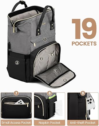 LOVEVOOK Laptop Backpack Purse for Women Travel Business Computer Work Bag..