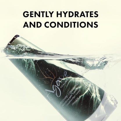 Agave Smoothing Conditioner for Moisture and Frizz Control, 8.5 Fl Oz | Lightweight Hydration, Detangles Hair..