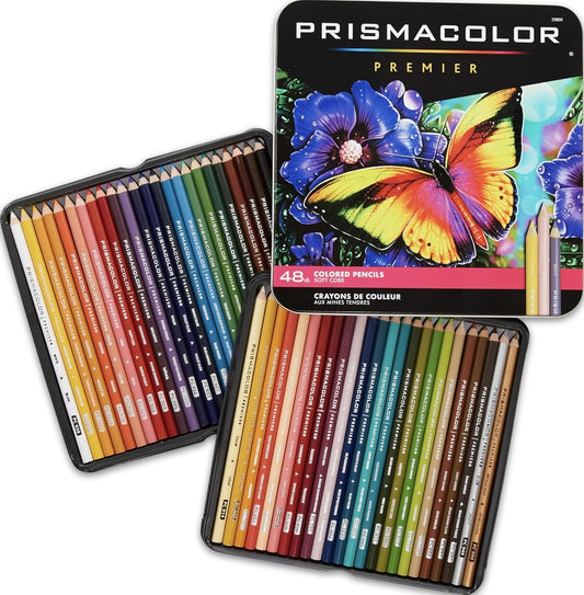 Prismacolor Premier Colored Pencils, Soft Core - 48 Count