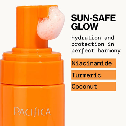 Pacifica Facial Sunscreen - Sun Dreams Illuminating SPF 30 Foam Broad Spectrum Every Day Face Lotion..